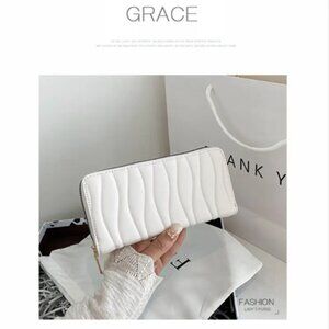Long Zipper Versatile Wallet, Spacious Clutch